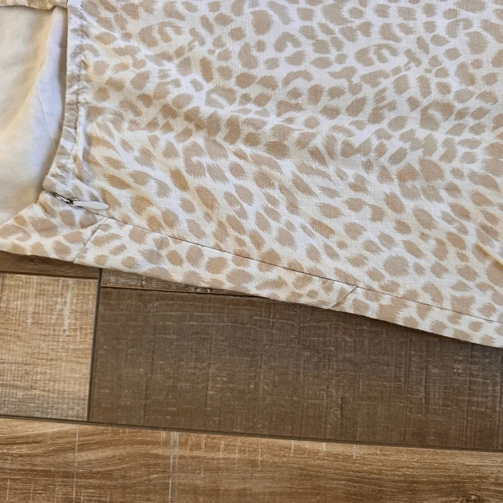GAP Linen Blend Cami Cheetah Print Dress‎ - Picture 6 of 6